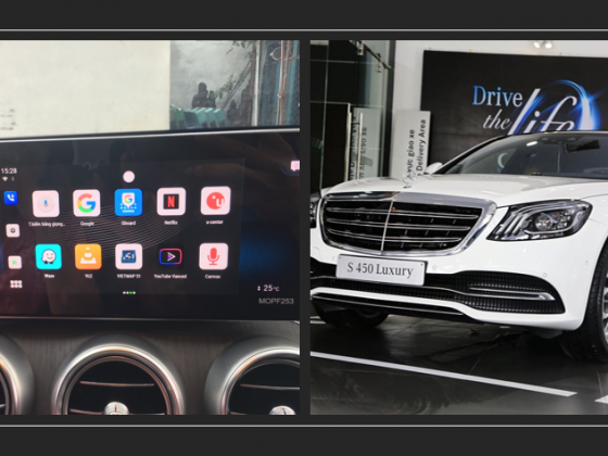 ANDROID BOX CHO MERCEDES S450