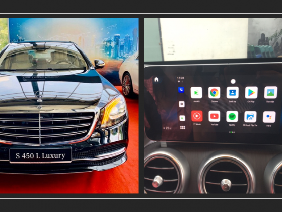 ANDROID BOX CHO MERCEDES S450 LUXURY