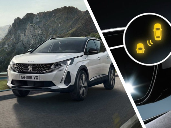HỆ THỐNG CẢNH BÁO ĐIỂM MÙ TRÊN PEUGEOT 3008, TÍCH HỢP MẶT GƯƠNG