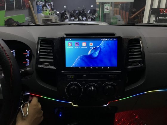 MÀN HÌNH ANDROID TOYOTA FORTUNER 2016, ĐỘ PHÂN GIẢI 2K